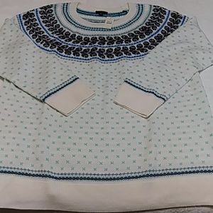 Talbots Fair Isle Sweater NWT Size 1X